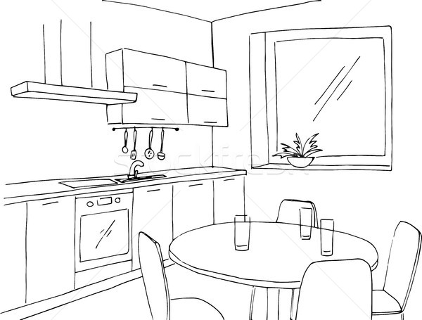 素描基礎(chǔ)工具、廚具素描簡筆畫
